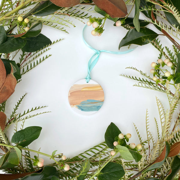 Hand-Painted Abstract Ornament