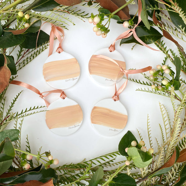 Hand-Painted Desert Ornament