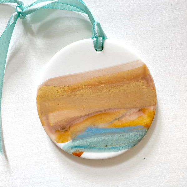 Hand-Painted Abstract Ornament