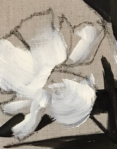 Floral on Linen IX