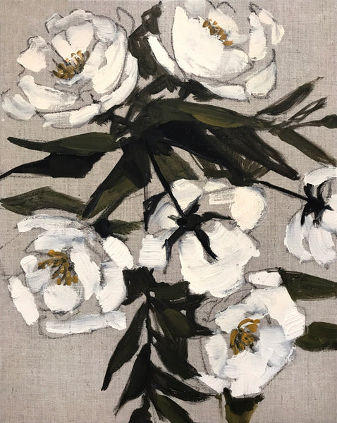 Floral on Linen XIII