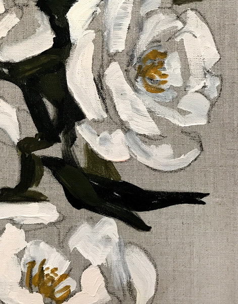 Floral on Linen XIV