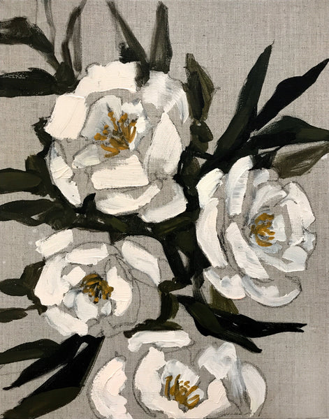 Floral on Linen XIV