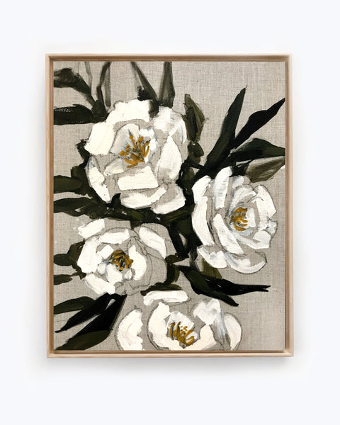 Floral on Linen XIV