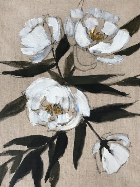 Floral on Linen IV