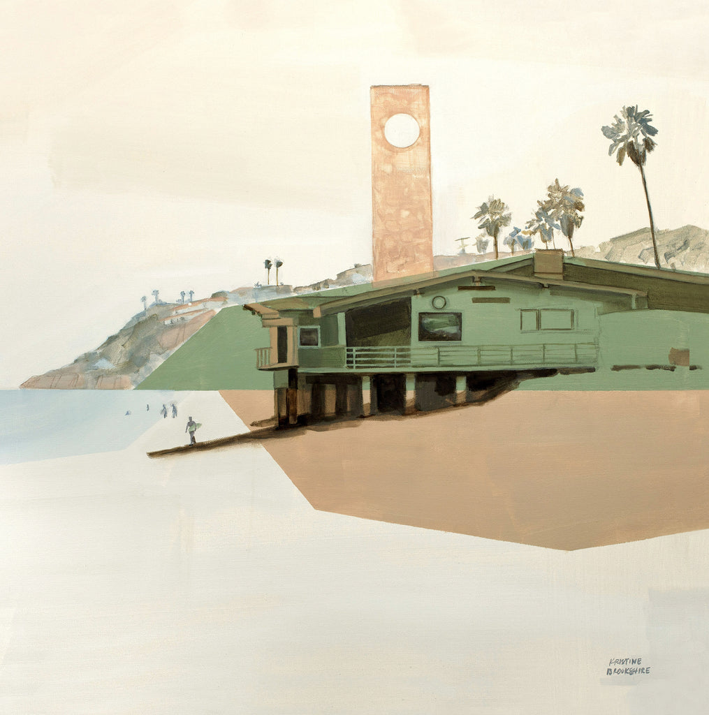 Guard Shack Stretched Canvas Print