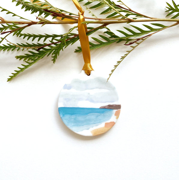 Hand-Painted Beach Ornament