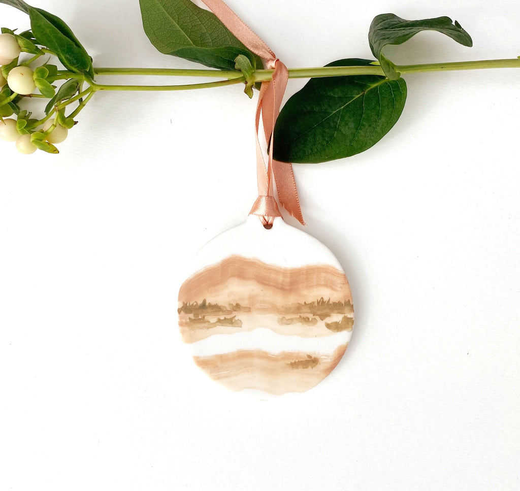 Hand-Painted Desert Ornament