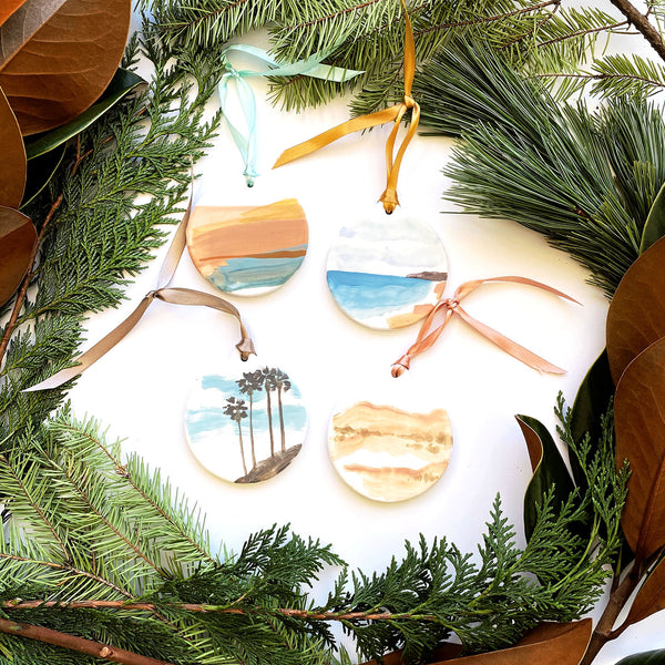 Hand-Painted Abstract Ornament