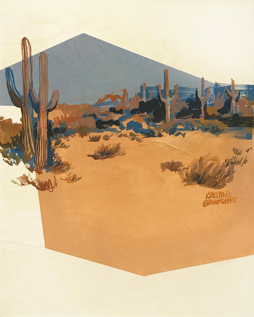 Print of Whiskey & Denim Desert