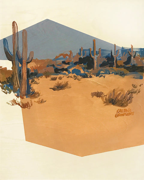 Print of Whiskey & Denim Desert