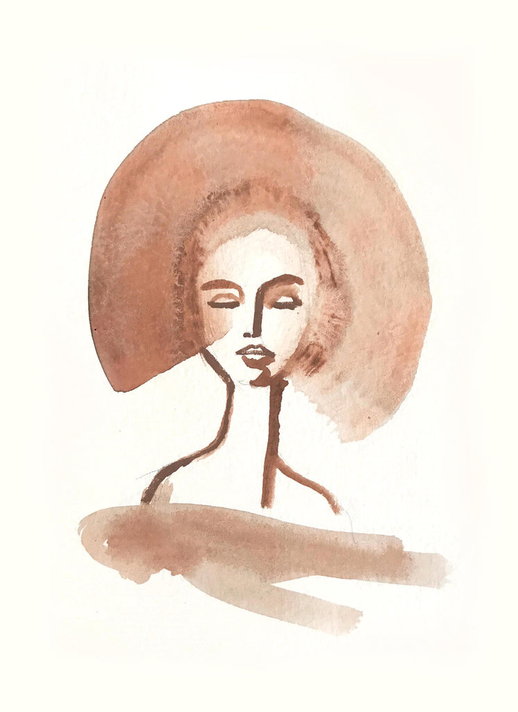 Terra Cotta Lady Print