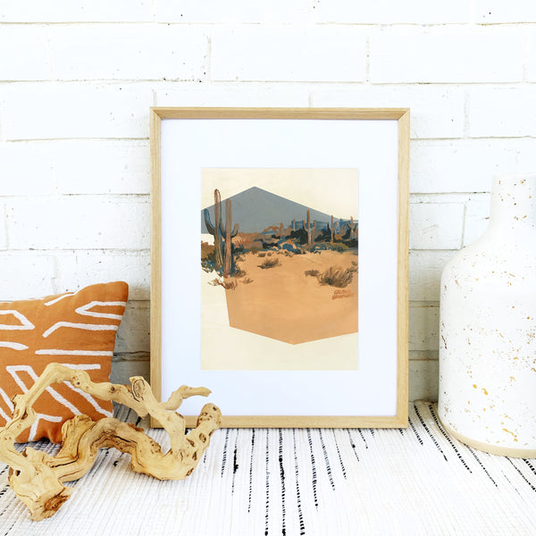 Print of Whiskey & Denim Desert