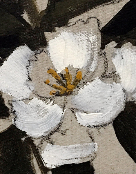 Floral on Linen IX