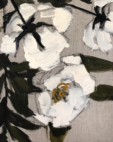 Floral on Linen XIII